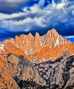 Mount Whitney California Paint By Numbers