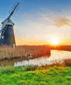 Norfolk Broads Paint By Numbers