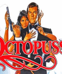 Octopussy Movie Poster Paint By Numbers