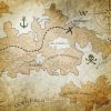 Old Pirate Map Paint By Numbers