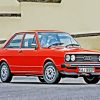 Orange Audi 80 Car Paint By Numbers