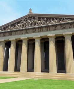 Parthenon Nashville Museum Paint By Numbers