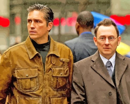 Person Of Interest John And Harold Characters Paint By Numbers