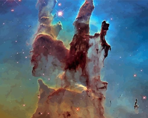 Pillars Of Creation Paint By Numbers