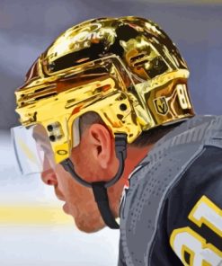 Player With Golden Helmet Paint By Numbers