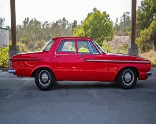 Plymouth Belvedere Car Side View Paint By Numbers