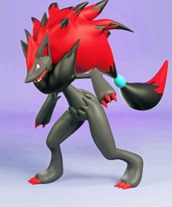 Pokemon Zoroark Paint By Numbers