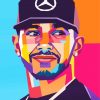 Pop Art Lewis Hamilton Paint By Numbers