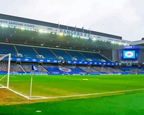 Rangers Ibrox Stadium Paint By Numbers