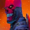 Red Skull Paint By Numbers