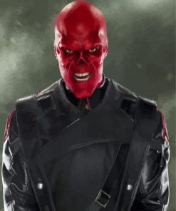 Red Skull Paint By Numbers