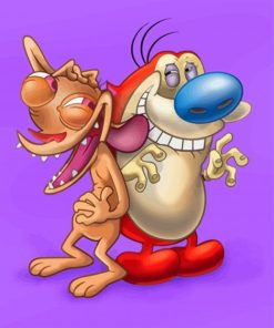 Ren And Stimpy Paint By Numbers