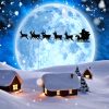 Santa Deer Christmas Moon Paint By Numbers