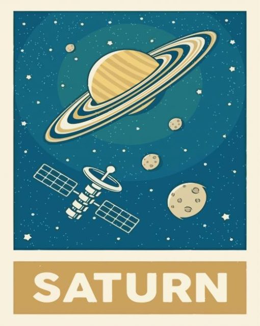 Saturn Paint By Numbers