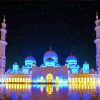 Sheikh Zayed Mosque At Night Paint By Numbers