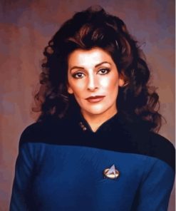 Star Trek Marina Sirtis Paint By Numbers