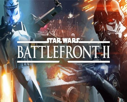 Star Wars Battlefront 2 Paint By Numbers