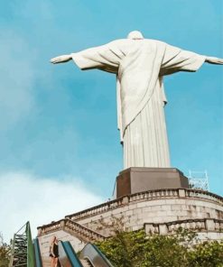 Statue Of Christ The Redeemer Paint By Numbers