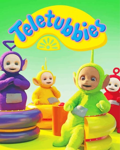 Teletubbies TV Serie Paint By Numbers