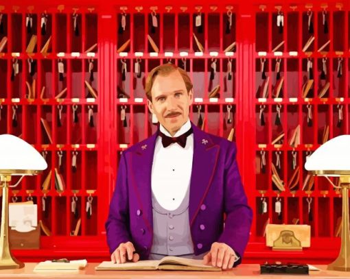 The Grand Budapest Hotel M Gustave Paint By Numbers