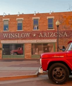 The Standing On The Corner In Winslow Arizona Paint By Numbers