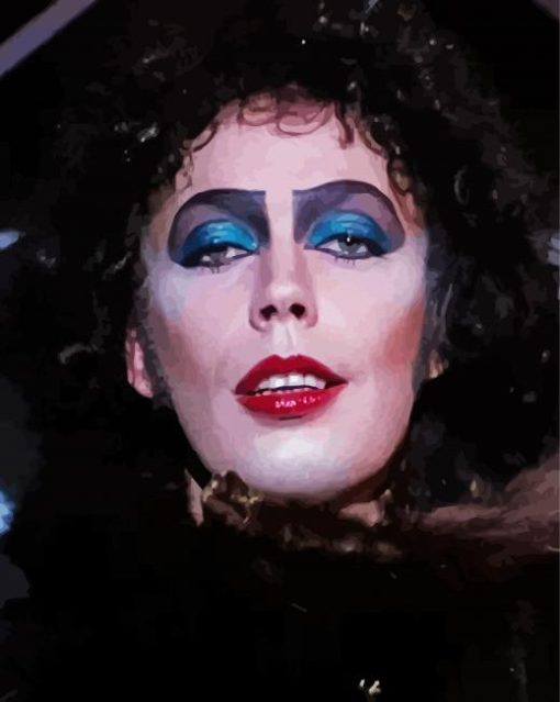 Tim Curry In The Rocky Horror Paint By Numbers