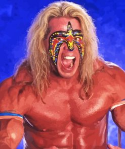 Ultimate Warrior Paint By Numbers