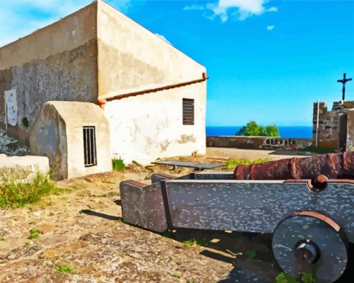 Ustica Old Monuments Paint By Numbers