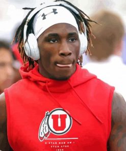 Utah Utes Player Paint By Numbers