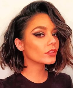 Vanessa Hudgens Short Hair Paint By Numbers