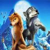 Young Cartoon Wolves Paint By Numbers