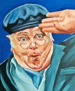 Abstract Benny Hill Actor Paint By Numbers