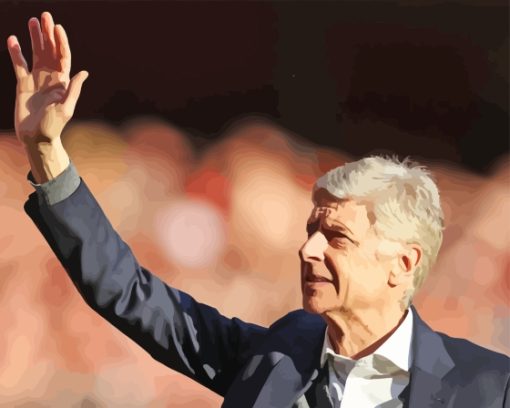 Arsène Wenger Former Football Manager Paint By Numbers