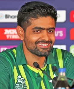 Babar Azam Paint By Numbers