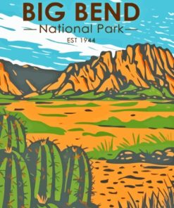 Bend National Park Paint By Numbers