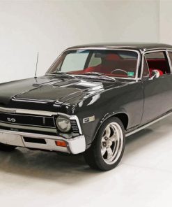 Black Nova Chevy Paint By Numbers