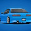 Blue Silvia S13 Paint By Numbers