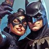 Batman And Catwoman Paint By Numbers