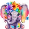 Colorful Elephant Paint By Numbers