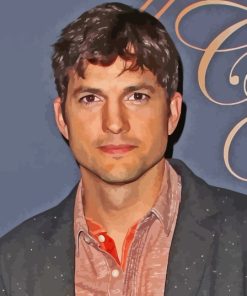 Cool Ashton Kutcher Paint By Numbers