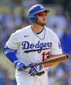 Dodgers Baseball Player Paint By Numbers