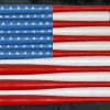 Flag USA Baseball Bats Paint By Numbers