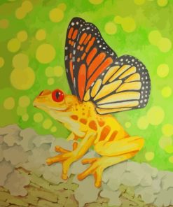 Frog With Butterfly Wings Paint By Numbers