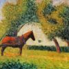 Georges Seurat Cheval Et Charrue Paint By Numbers