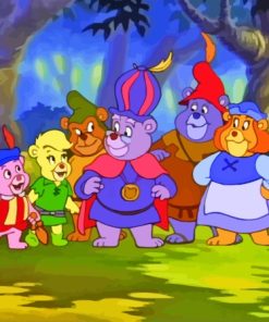 Gummi Bears Characters Paint By Numbers