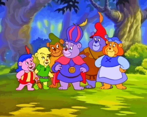 Gummi Bears Characters Paint By Numbers