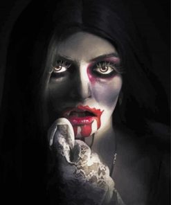 Horror Lady Paint By Numbers