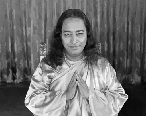 Indian Monk Paramahansa Yogananda Paint By Numbers