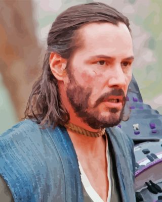 Keanu Reeves 47 Ronin Paint By Numbers