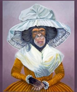 Lady Monkey Paint By Numbers